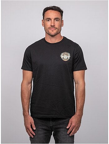 T shirt manches courtes coton motif dos jargus