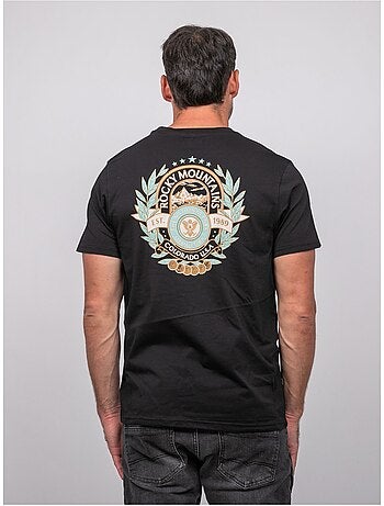 T shirt manches courtes coton motif dos jargus