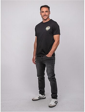 T shirt manches courtes coton motif dos jargus