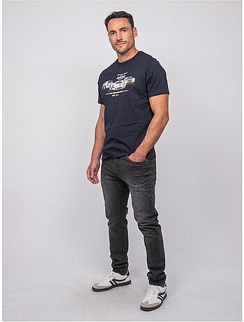 T shirt manches courtes coton motif voitures de course jigator