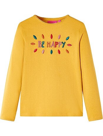 T-shirt manches courtes coton pour enfant - vidaxl