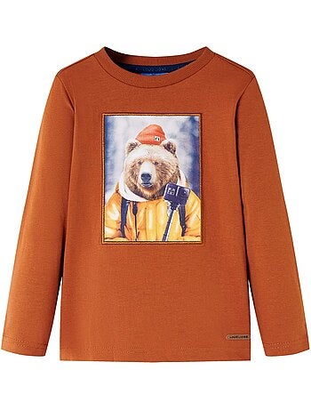 T-shirt manches courtes coton pour enfant - vidaxl