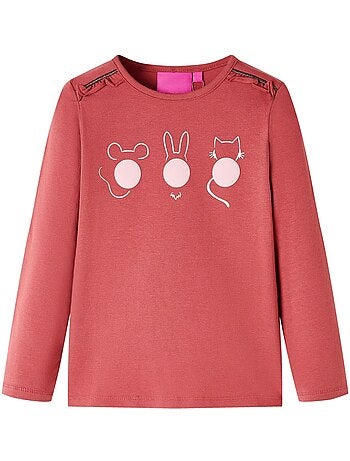 T-shirt manches courtes coton pour enfant - vidaxl