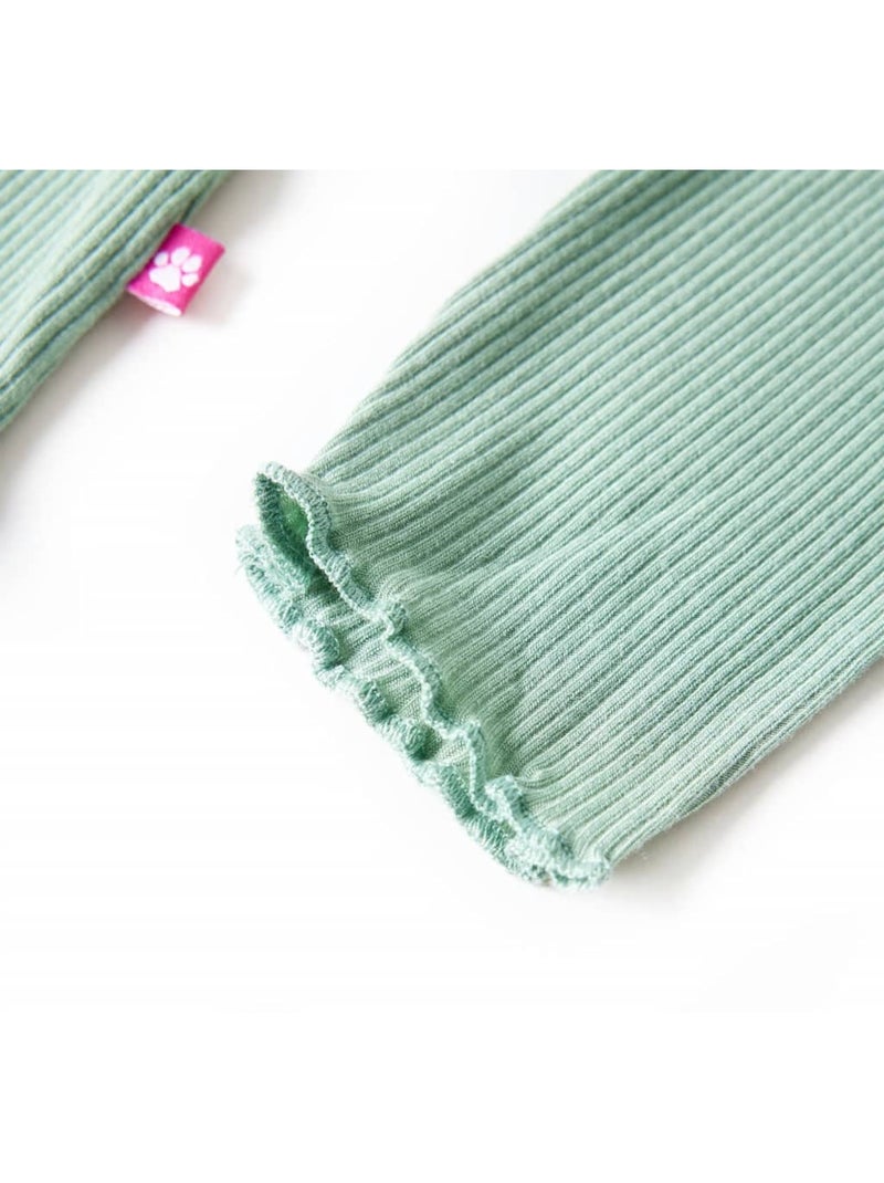 T-shirt manches courtes coton pour enfant - vidaxl Vert - Kiabi