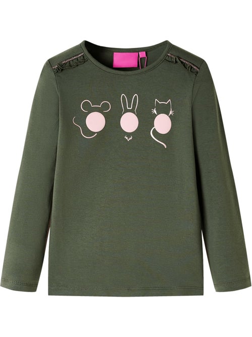 T-shirt manches courtes coton pour enfant - vidaxl - Kiabi