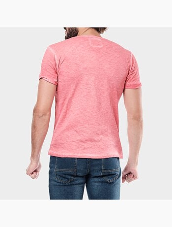 T-shirt manches courtes couleur delavée