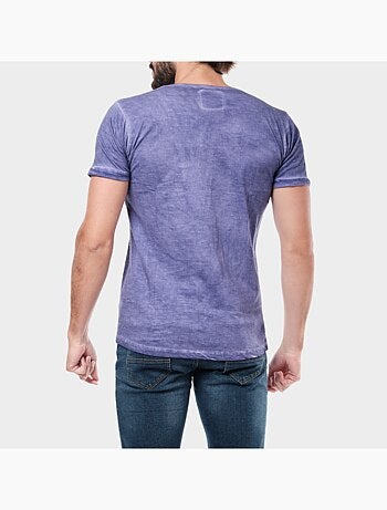 T-shirt manches courtes couleur delavée