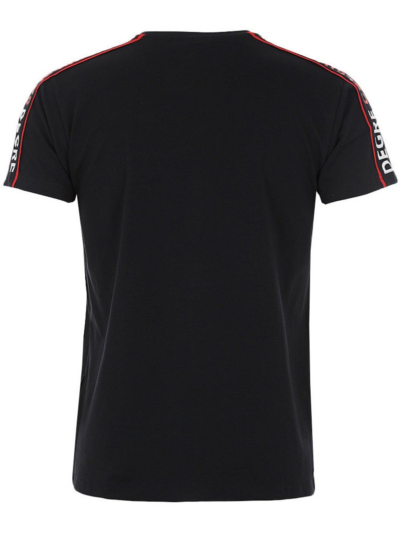 T-shirt manches courtes   CRANER - DEGRE CELSIUS Noir Noir - Kiabi