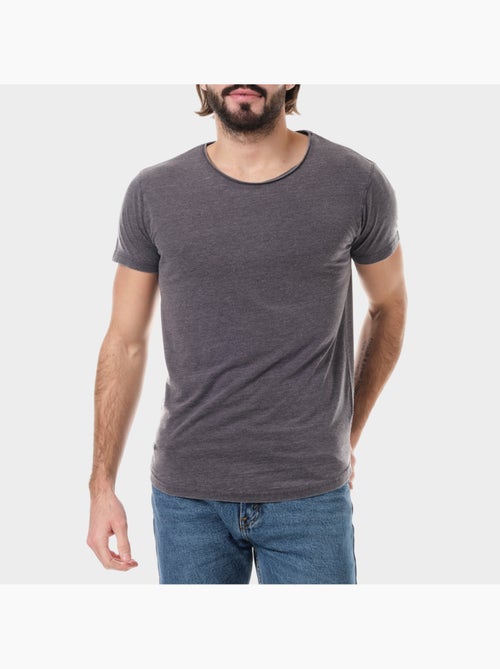 T-shirt manches courtes délavé - Kiabi