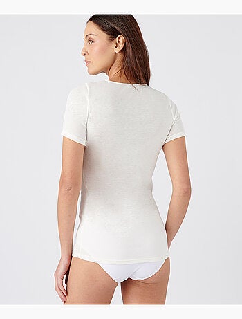 T-shirt manches courtes Douceur soyeuse Thermolactyl thermique - Damart