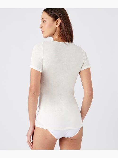 T-shirt manches courtes Douceur soyeuse Thermolactyl thermique - Damart - Kiabi