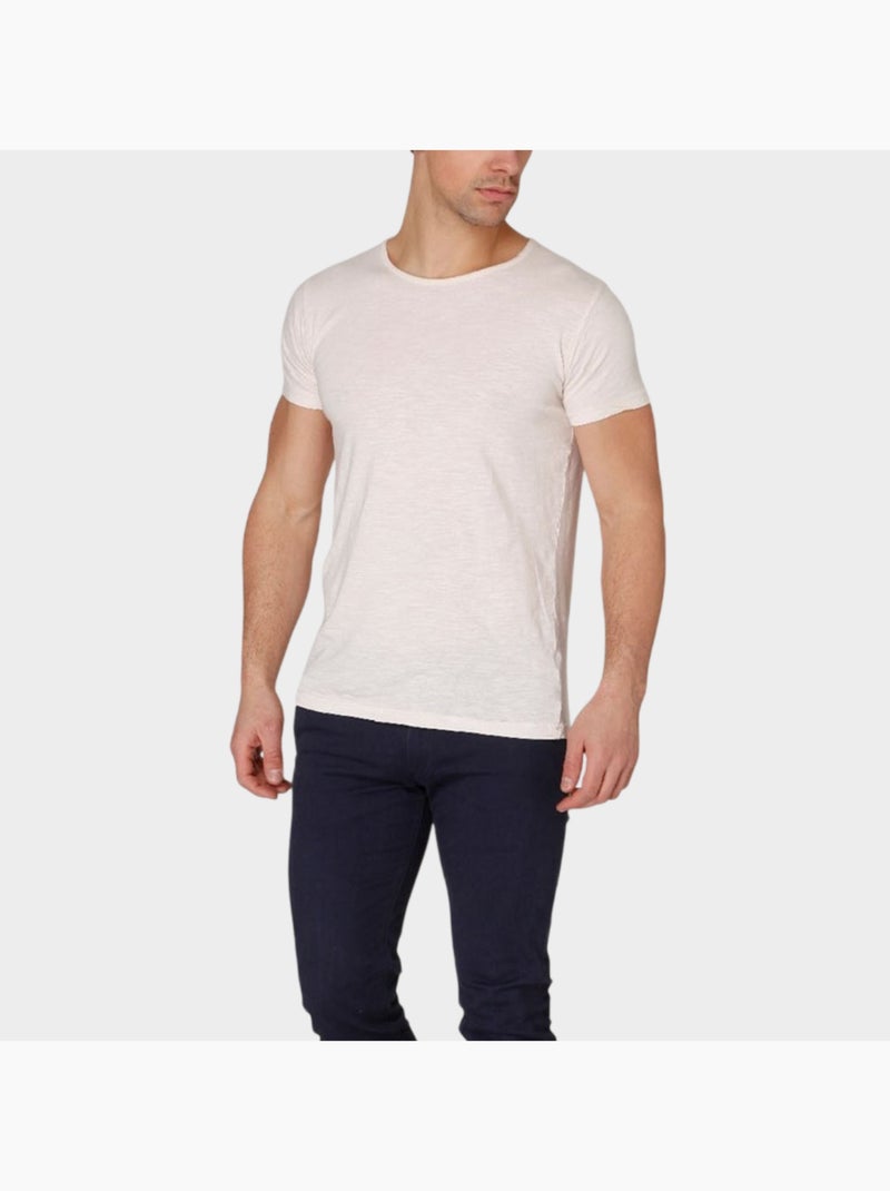 T-shirt manches courtes Ecru - Kiabi