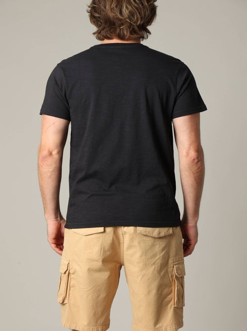 T-shirt manches courtes en coton au style unique 'Deeluxe' - Kiabi