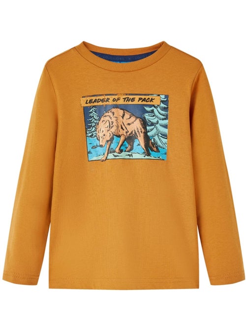T-shirt manches courtes en coton col rond graphique animal - vidaxl - Kiabi T-shirt manches courtes en coton col rond graphique animal - vidaxl - Kiabi