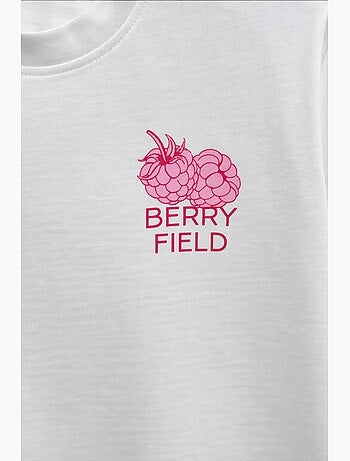 T-shirt manches courtes en coton mixray
