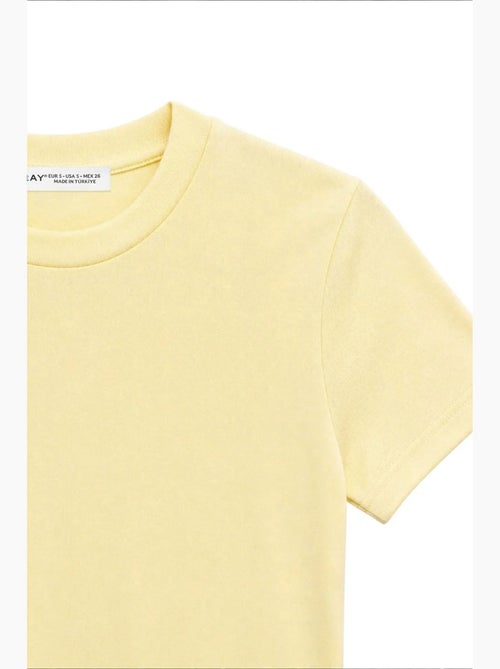 T-shirt manches courtes en coton mixray - Kiabi T-shirt manches courtes en coton mixray - Kiabi