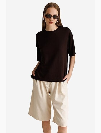 T-shirt manches courtes en coton mixray