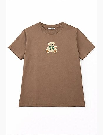 T-shirt manches courtes en coton mixray