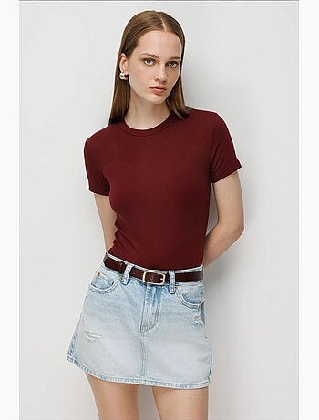 T-shirt manches courtes en coton mixray