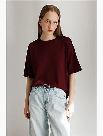 T-shirt manches courtes en coton mixray