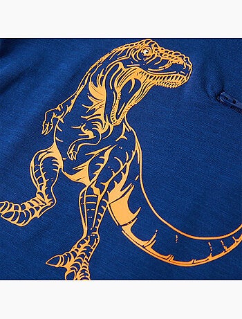 T-shirt manches courtes en coton motif dinosaures - vidaxl