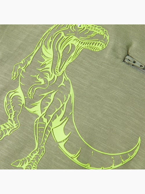 T-shirt manches courtes en coton motif dinosaures - vidaxl - Kiabi