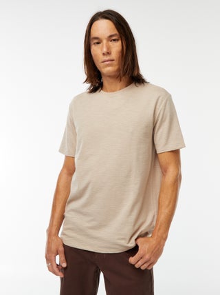 T-shirt manches courtes en maille fantaisie