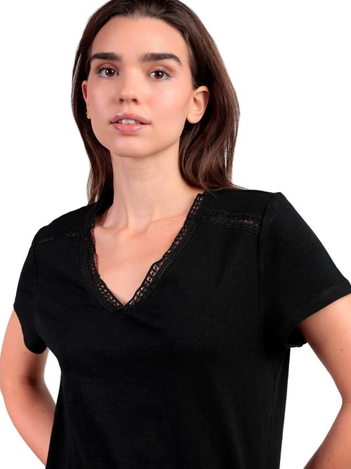 T-shirt manches courtes Entredos - Kiabi