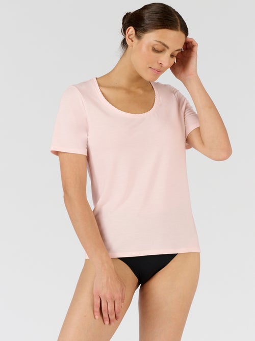 T-shirt manches courtes Evolutyl femme - Damart - Kiabi