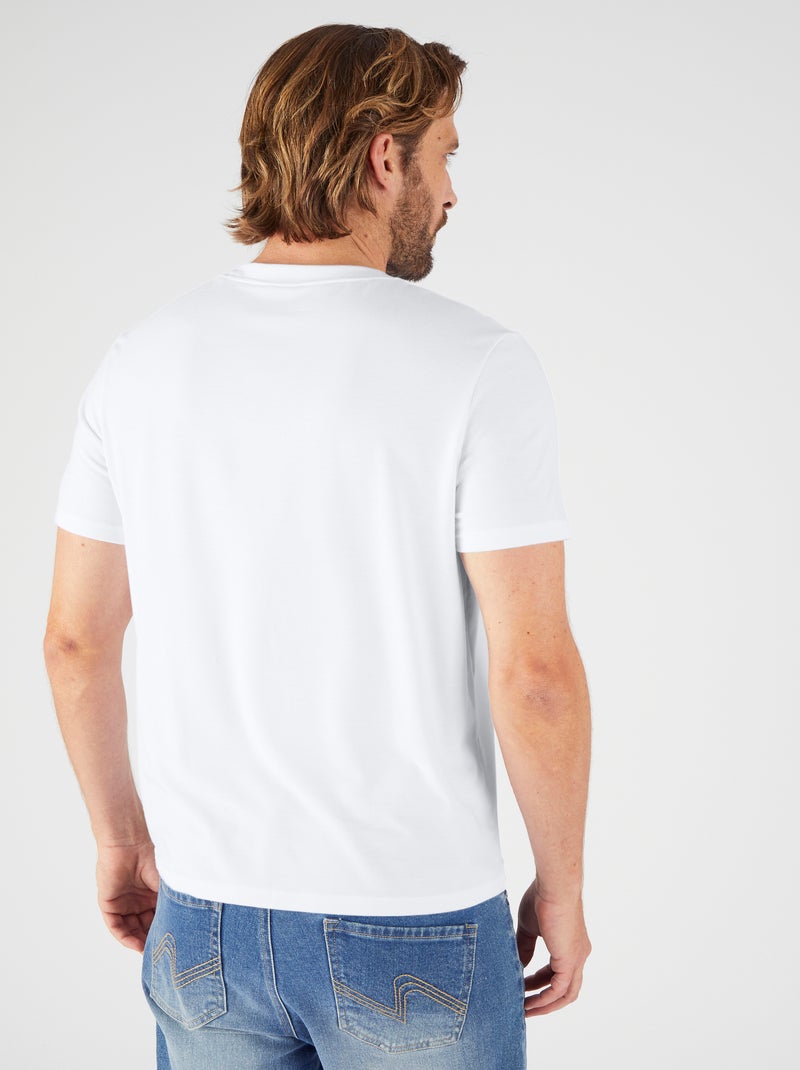 T-shirt manches courtes Evolutyl homme - Damart Blanc - Kiabi