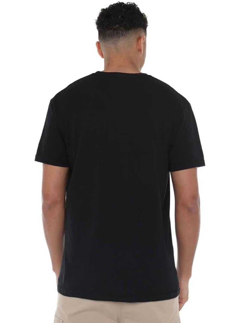 T-shirt manches courtes fête des pères dadalorian - la guerre des étoiles (occasion: fête des pères) Noir - Kiabi