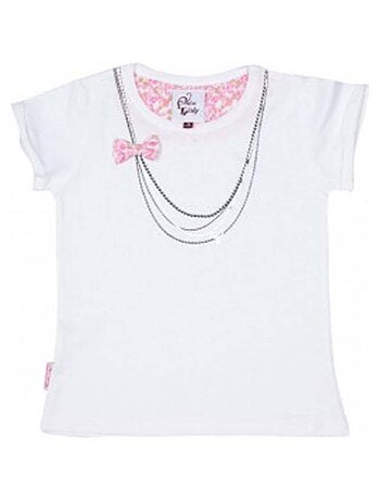 T-shirt manches courtes fille FABETTY - MISS GIRLY - Kiabi