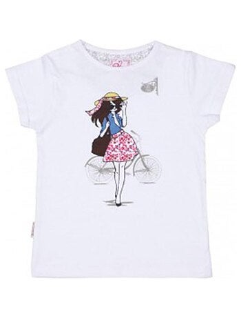 T-shirt manches courtes fille FLIRT - MISS GIRLY