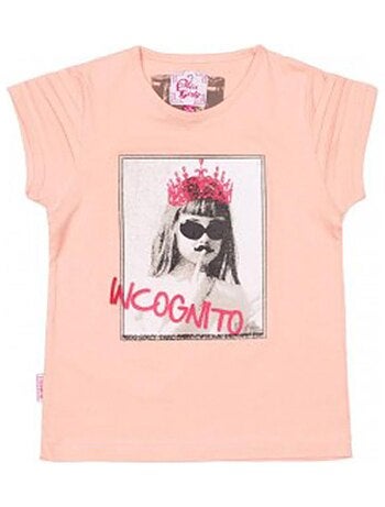 T-shirt manches courtes fille FRISCO - MISS GIRLY