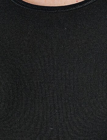 T-shirt manches courtes fine côte Thermolactyl thermique - Damart