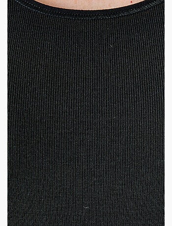 T-shirt manches courtes fine côte Thermolactyl thermique - Damart