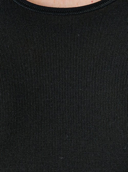 T-shirt manches courtes fine côte Thermolactyl thermique - Damart - Kiabi