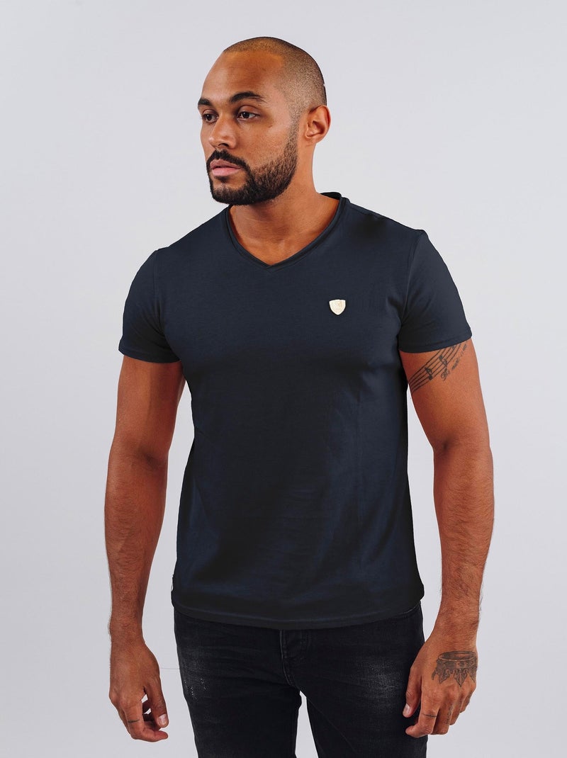 T-shirt Manches Courtes  Foncé Nint Aden Redskins Bleu foncé - Kiabi