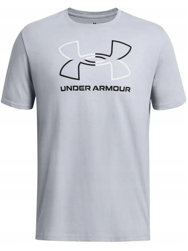 T-shirt manches courtes foundation - sous armure Gris - Kiabi