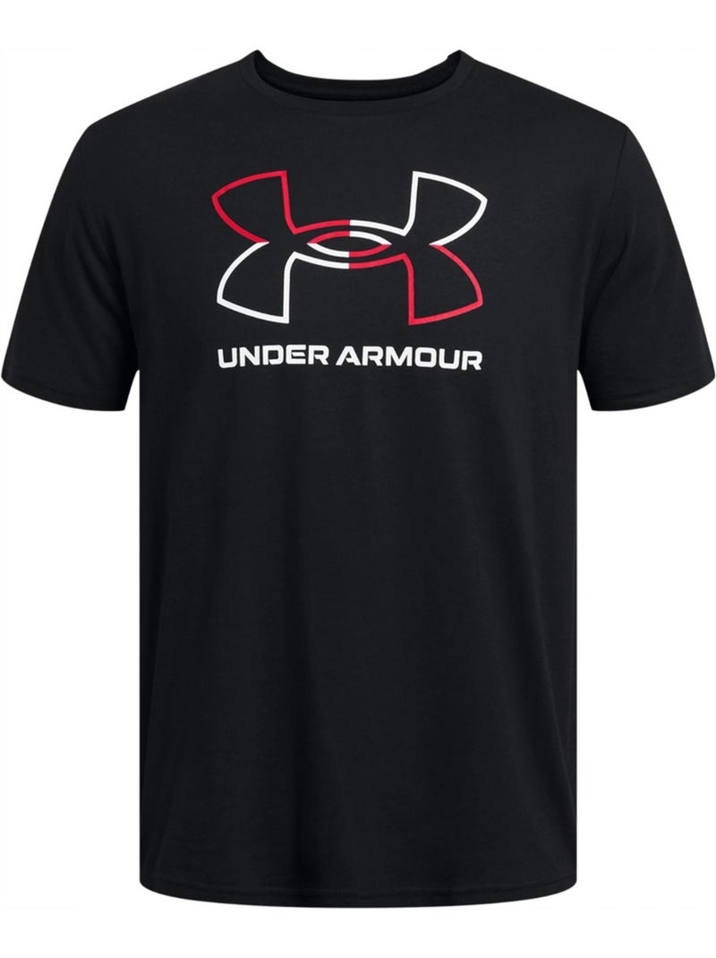 T-shirt manches courtes foundation - sous armure Noir - Kiabi