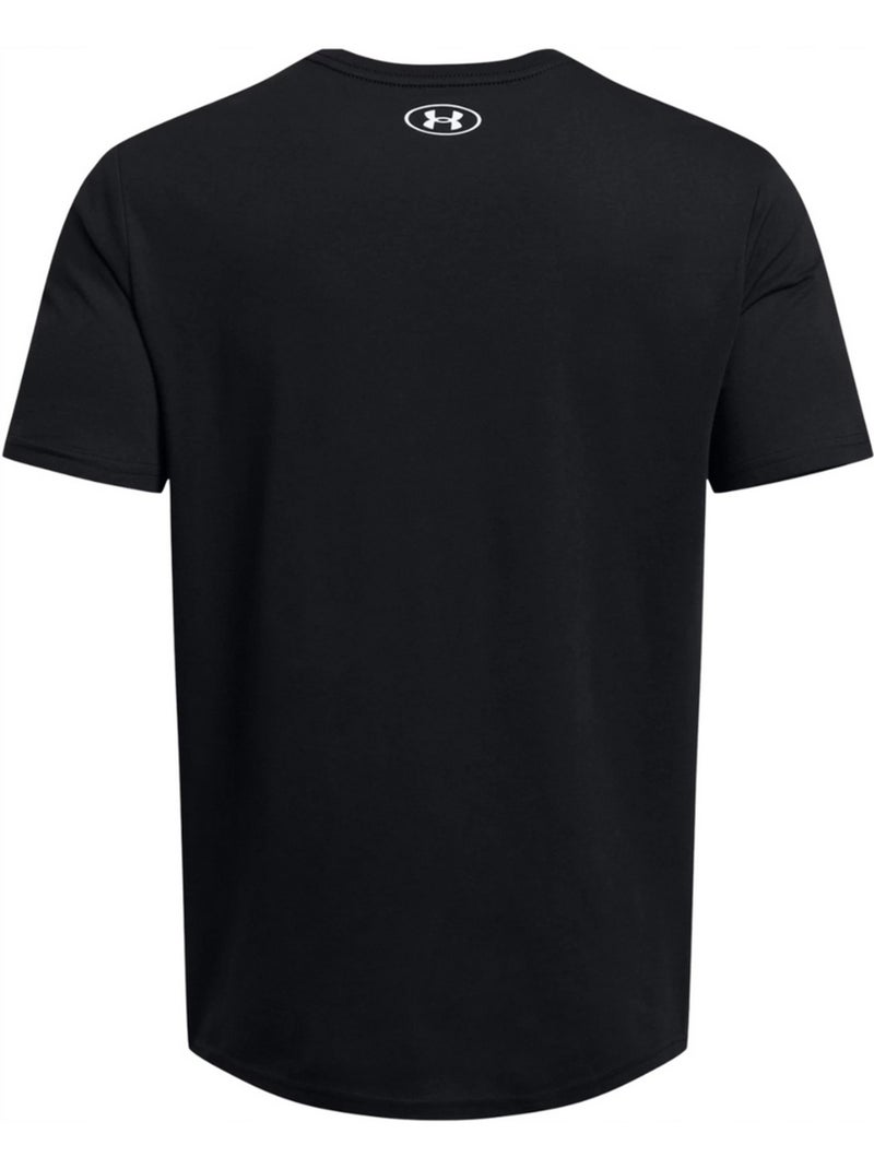 T-shirt manches courtes foundation - sous armure Noir - Kiabi