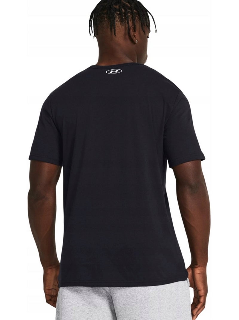 T-shirt manches courtes foundation - sous armure Noir - Kiabi