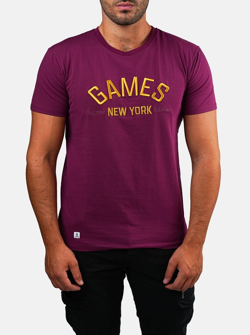 T-shirt Manches Courtes  Games Cosue Redskins Rouge - Kiabi