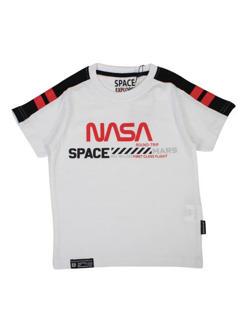 T-shirt manches courtes garçon Nasa - Kiabi