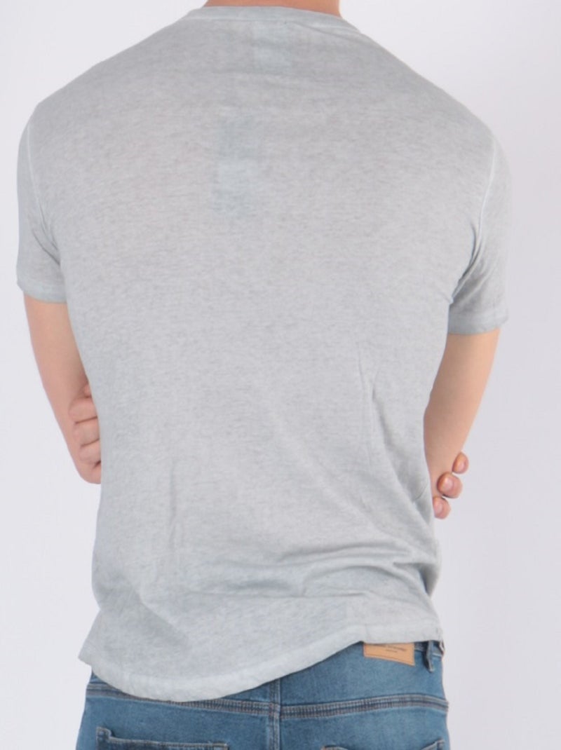 T-shirt manches courtes Gris - Kiabi