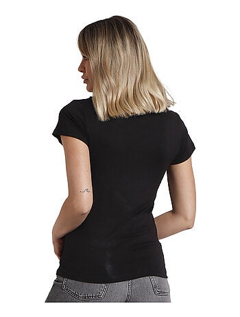 T-shirt manches courtes Guipur