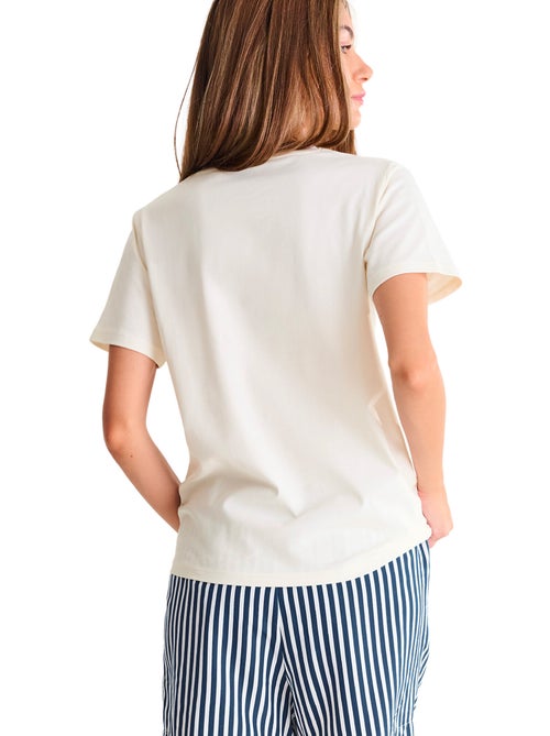 T-shirt manches courtes Happy SUMMERTIME - Kiabi