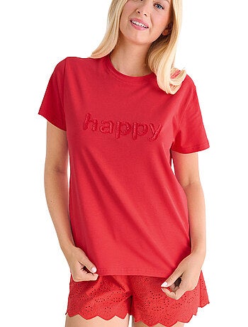 T-shirt manches courtes Happy SUMMERTIME