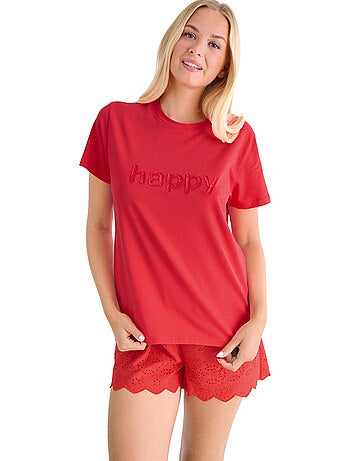 T-shirt manches courtes Happy SUMMERTIME