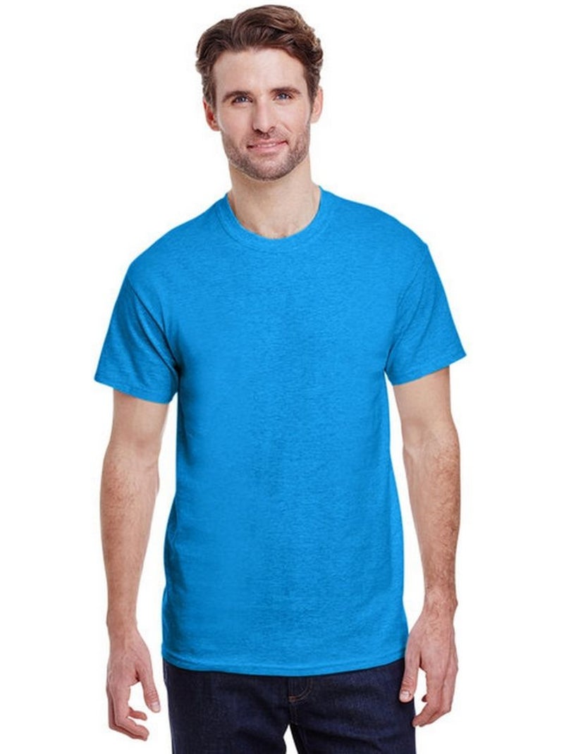 T-shirt manches courtes heavy cotton - gildan Bleu - Kiabi